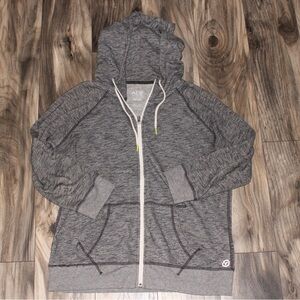 American Eagle Outfitters Gray Zip-Up Hoodie